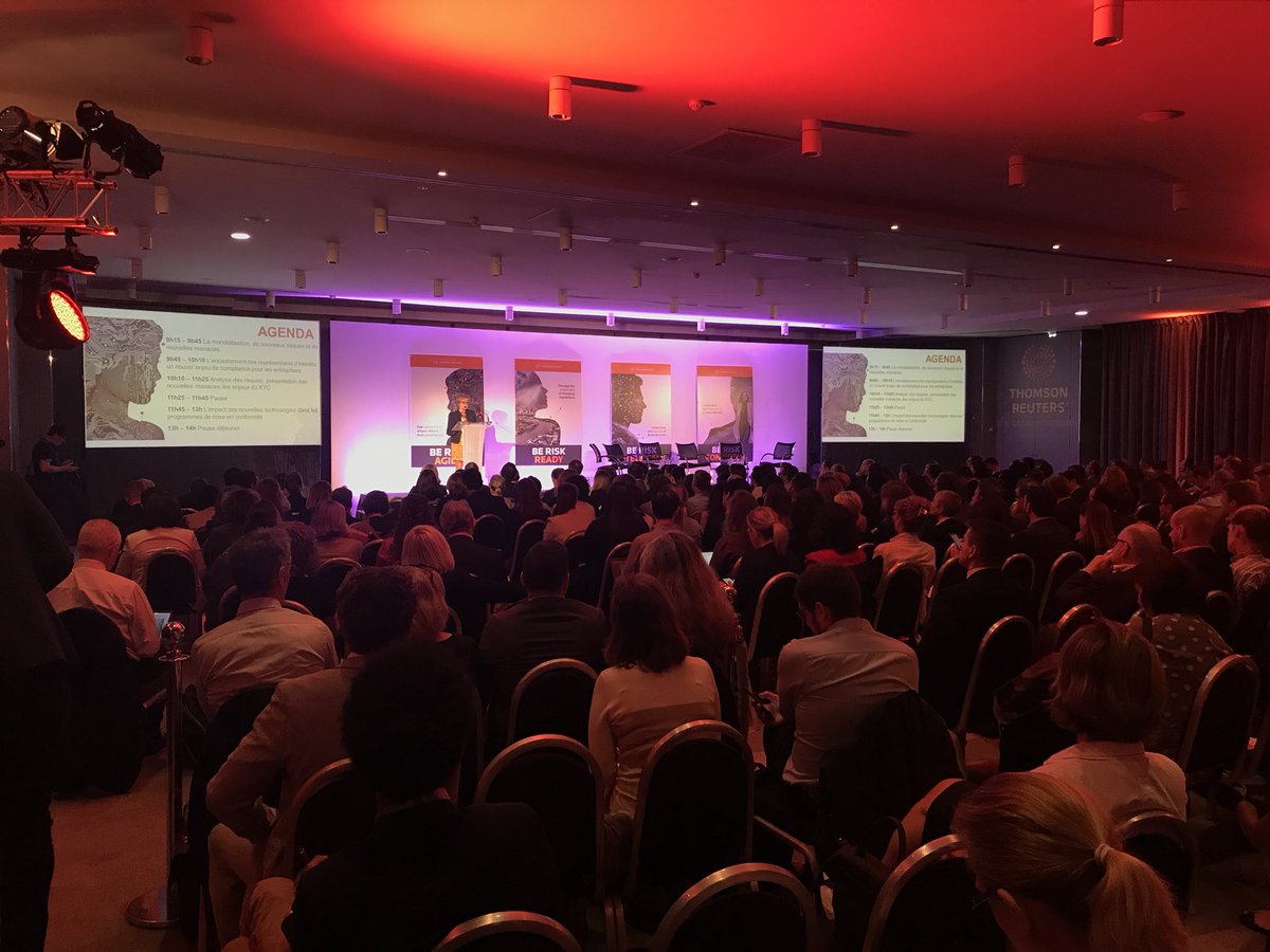 Alex_Maidwell's tweet photo. ... and we’re off! The #TRRisk #AssisesCompliance in Paris has started! Over 400 customers in attendance to learn how to be #Risk #Confident with @RiskManagement! Amazing work @MaelleTR Sophie Mezard and the team for bringing together such a great customer experience! https://t.co/rEHG7F0U6c