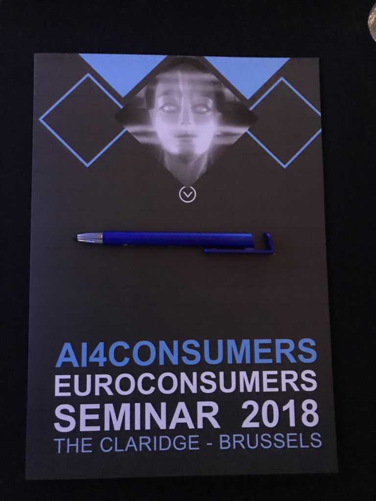 Altroconsumo's tweet image. Seminario #Euroconsumers 2018. Intelligenza Artificiale. Speranze e paure dei consumatori #AI4Consumers