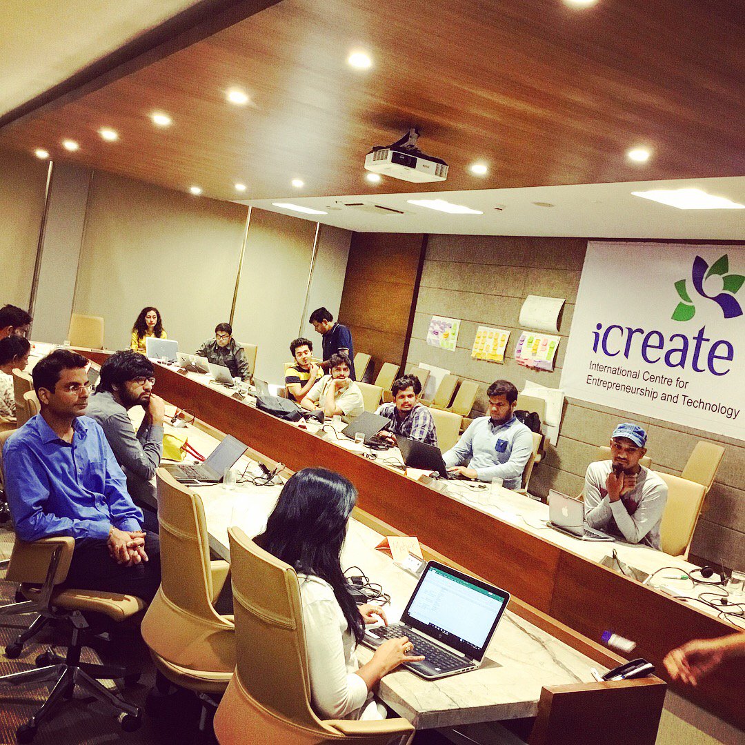 icreatenextgen's tweet photo. A session on ‘Market and Customer Validation’ in the ongoing iELTA(iCreate’s Entrepreneurial Litmus Test Accelerator) Programme by expert Mr. Anupam Jalote.
#iCreateCampus #entrepreneur #StartupIndia
#DigitalIndia #StandupIndia #business https://t.co/wPHYklmnUi