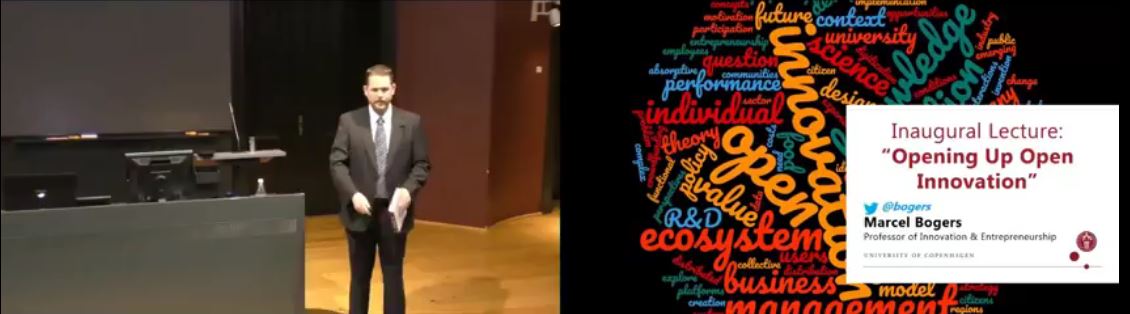 Interesting lecture of Prof. Marcel <a href="/Bogers/">Marcel Bogers</a> about #openinnovation