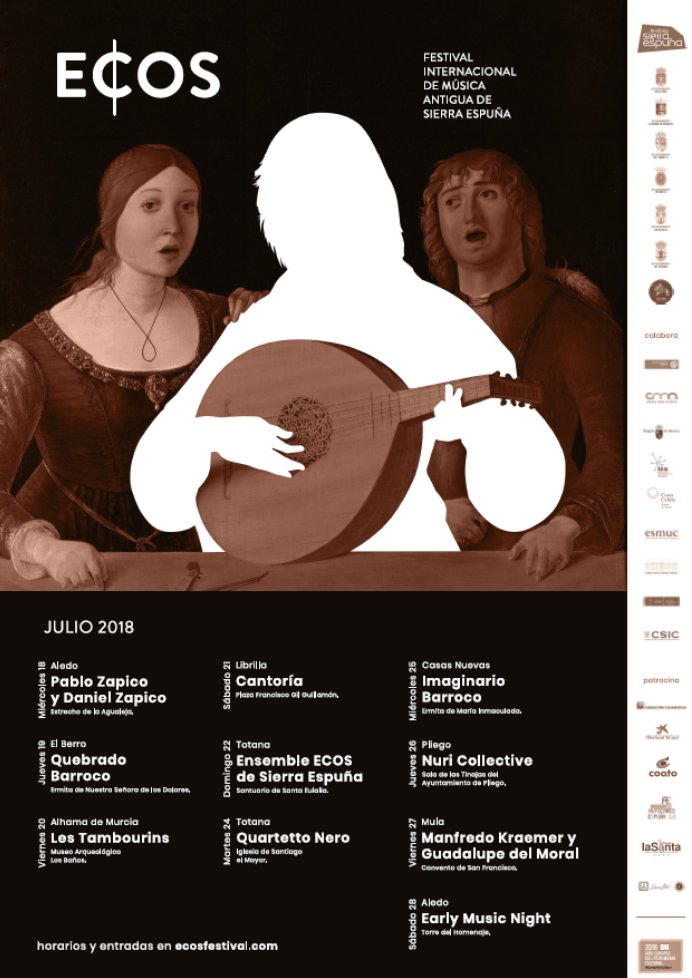 ¡AHORA SÍ! ¡Ayer presentamos el cartel 2018 para #ECOSFestival <a href="/sierraespuna/">Sierra Espuña</a>! Arrancamos con los conciertos, ¡pero atentos!, porque iremos contando cosas sobre el evento de ayer (precioso, por cierto). ¡#BuenosDías! #MúsicaAntigua