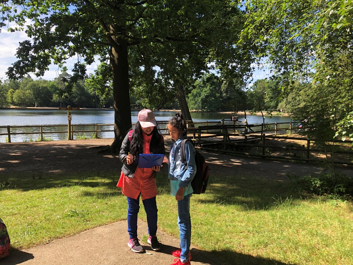 WexhamPS's tweet photo. Orienteering, a blind folded walk and a run through the park. Just another day at @WexhamPS for Year 6 :) . #multiskilled #activitycentral #funtimes https://t.co/bfxatopHEn