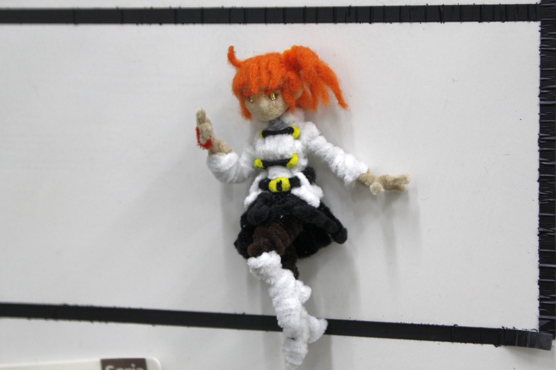 まきのみつる 羊毛フェルトの顔である程度思い通りの人間キャラは作れるようになったけどこれで自分のでない既存のキャラを作った事はなかったなとふと思って挑戦 Fgoからこのサイズで令呪は無理だと思ったマグネット付きぐだ子 モールアート 羊毛