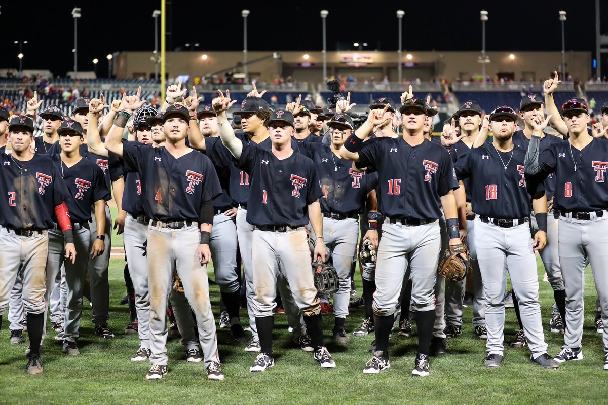 Congratulations to Coach Tim Tadlock and the Texas Tech baseball program on an outstanding season. Our Red Raiders fought until the final out while representing TTU extremely well at the College World Series. Red Raider Nation is very proud. #WreckEm