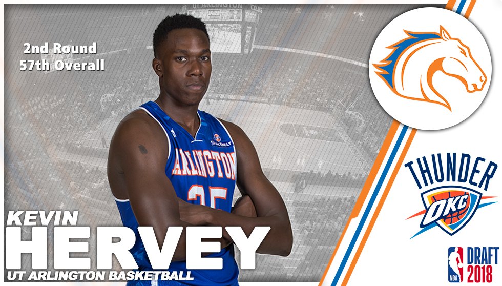 UTAMAVS's tweet photo. Congratulations to Kevin Hervey, a 2nd round NBA Draft pick by the Oklahoma City Thunder!  Read —> https://t.co/UIrX5YX9ho https://t.co/u9DkHvu1nm