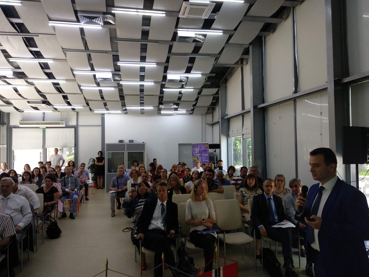 nZEBRoadshow's tweet image. 10 mln Euro to be invested in #NZEB projects of Bulgarian cities: announced yesterday at the conference supported by Train-to-NZEB, @fit2nzeb, @iBROAD_project and #EmBuild projects. In the lead: Zhecho Stankov, the Bulgarian deputy minister of energy who chaired the EED trilogues