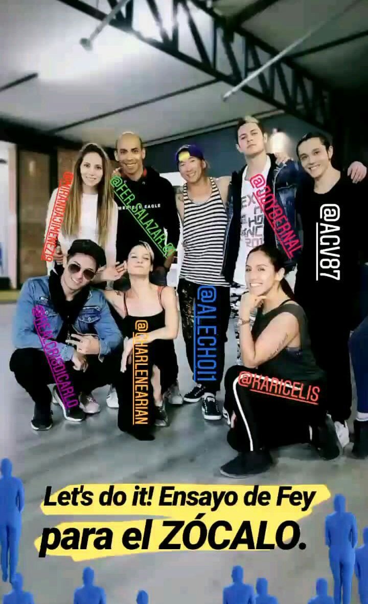 TheQueenFey's tweet photo. De igual manera, ¡hoy estuvieron ensayando los #FeyDancers a full para el show de @officialfey el próximo sábado en el Zócalo como cierre de la XL Marcha del Orgullo LGBTTI! ✨🕺🏻💃🏻🌈 #FeyShow #MarchaDelOrgulloCDMX #pride https://t.co/EC8QgdRoWq