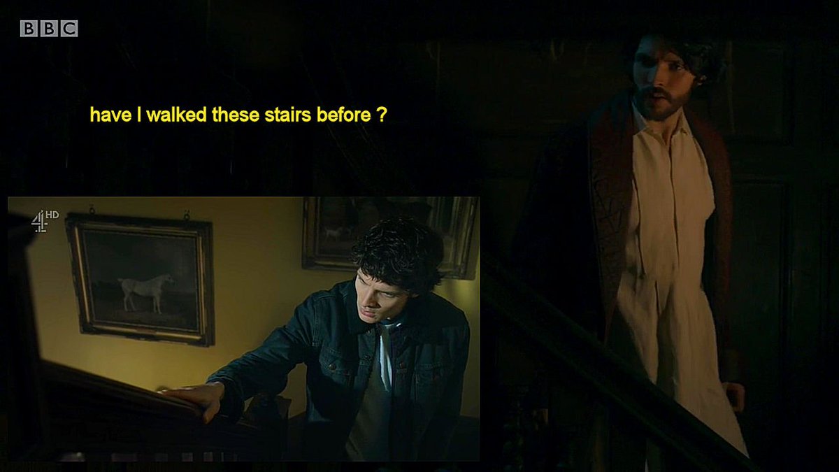 zaxMAGIC's tweet photo. #ColinMorgan #LeoElster #HumansS3 #NathanAppleby #TheLivingAndTheDead ... S-T-A-I-R-S https://t.co/xf66Fk9Ays