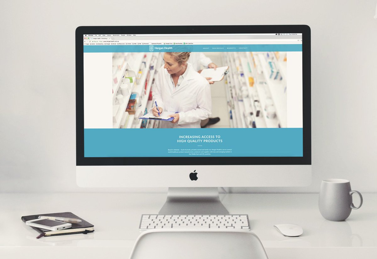 DesignAdelaide's tweet image. A highly polished, yet budget conscious corporate identity and website for international start up business Hergan Health. Read more goo.gl/tQRr6a