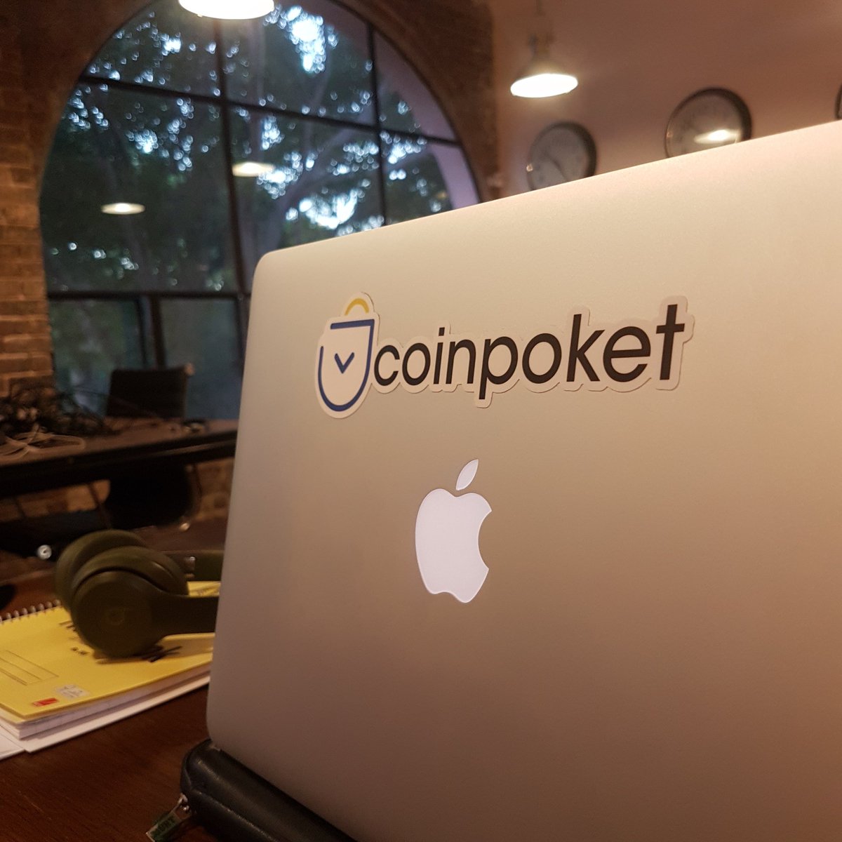 Working hard on rainy days #bitcoin #work