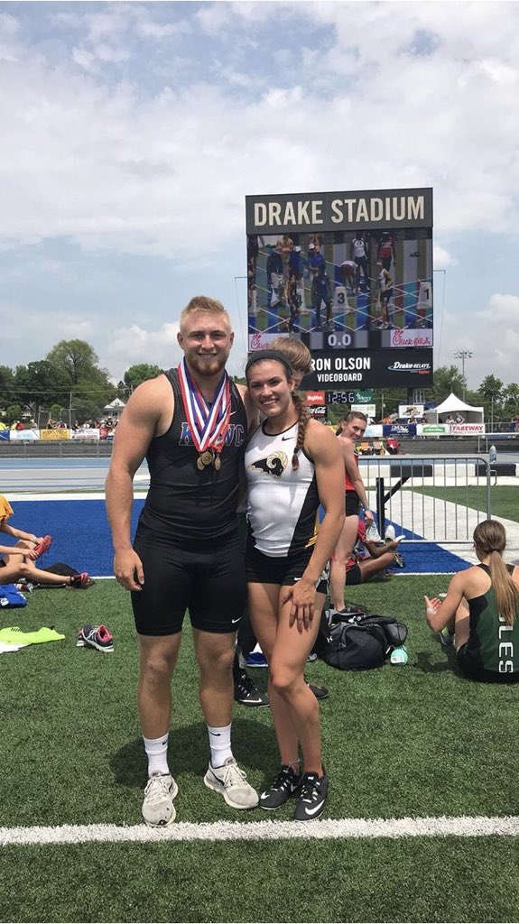 Wooooo fellow Gatorade athlete of the year!!! <a href="/nick85phelps/">Nick Phelps</a> congrats on an amazing career. Honored I get to share this award with an amazing athlete and person like you! Keep being awesome. #GatoradeAthletes #TrackAndField #HeCanThrow