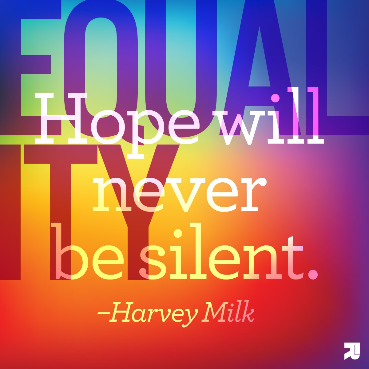 Roni Lagin Co On Twitter Hope Will Never Be Silent Harvey Milk Pridemonth I'll sign it and ship it off to you! roni lagin co on twitter hope will