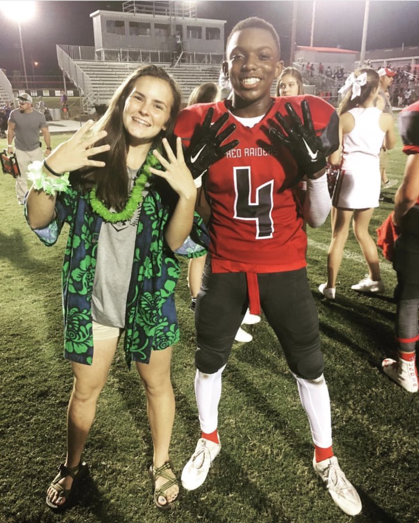 LexiMinish1's tweet photo. so proud of my bff! keep pushing and working hard!! ily bff 💘🏈 #1downmanytogo #grinddontstop https://t.co/PhzFunNzb6