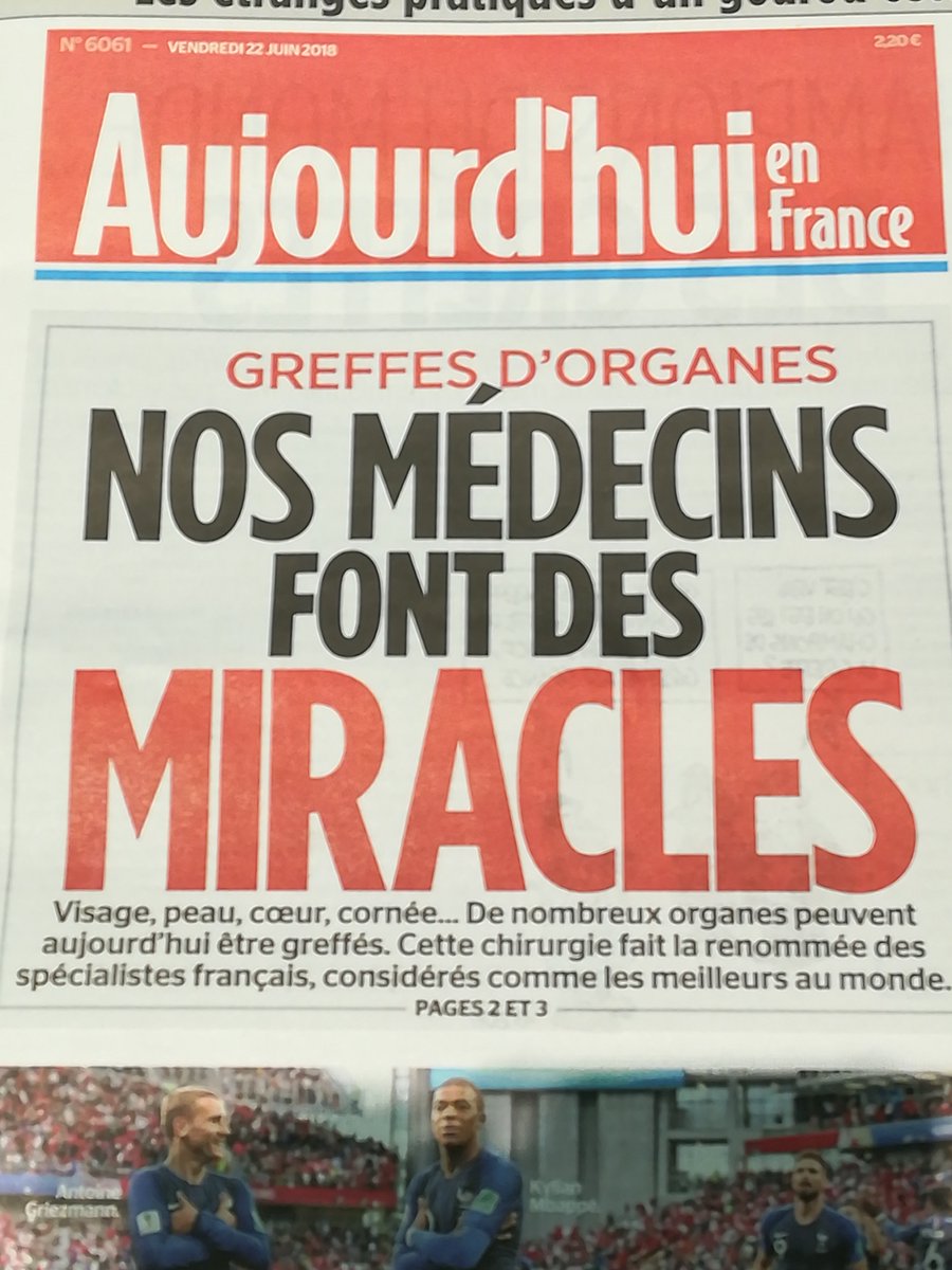 LoickMenvielle's tweet photo. Les francais ont toujours la critique facile à l égard de leur système de santé mais parfois cela fait du bien de leur rendre hommage. #medecine #greffe #organe #chirurgie #France https://t.co/KB6H2LyXUM