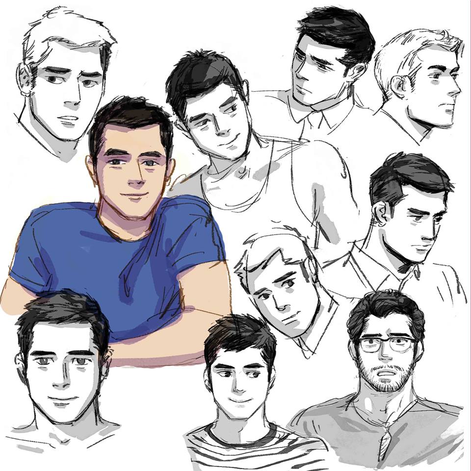 jeffreysgchien's tweet image. character sketches for Ching-Jung Wu. 吳景榮的人設，一些舊版短篇的設定也順便放放。 #Jadekey #jadekeycomic #characterdesign #玉鍵