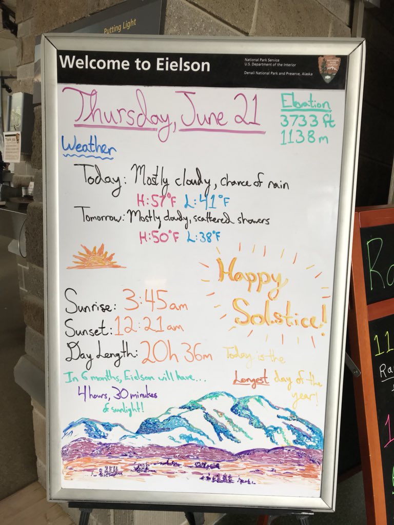 AngGrll's tweet image. Summer solstice from Denali. #Alaska