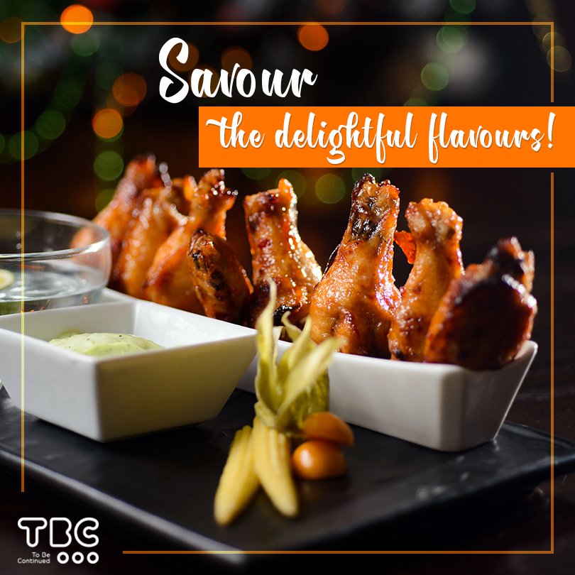 When life goes awry, come over to relish a serving of our delicious #BBQ #ChickenWings at #TBC. #Bangalore #SkyLounge #FoodLove #PubCapital.