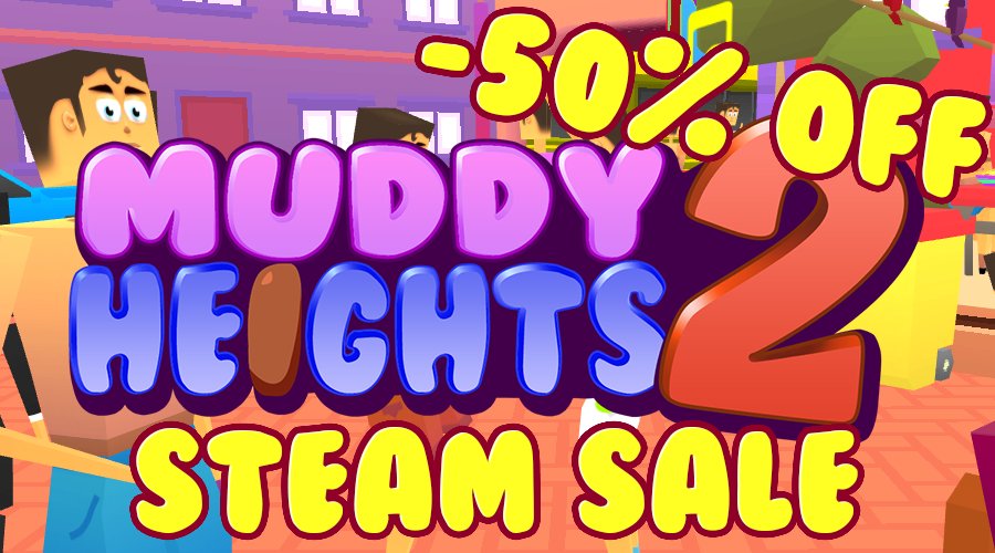 RagebornStudio's tweet photo. Hey everyone, Muddy Heights 2 is now on sale for 50% off!
https://t.co/yzeUm5ETO8
#SteamSale #SteamSummerSale #SteamSummerSales #SteamSummerSale2018 https://t.co/Qd0Egnw9P9