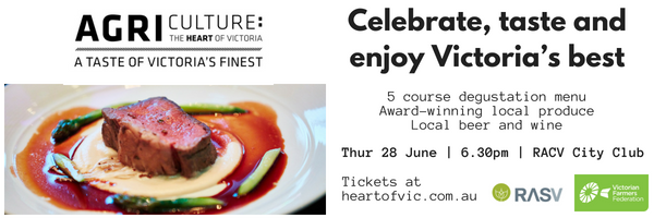 VicFarmers's tweet photo. LAST WEEKEND TO BOOK TICKETS for the Heart of Victoria gala dinner - happening Thursday 28th next week! https://t.co/iIgQkNNK83