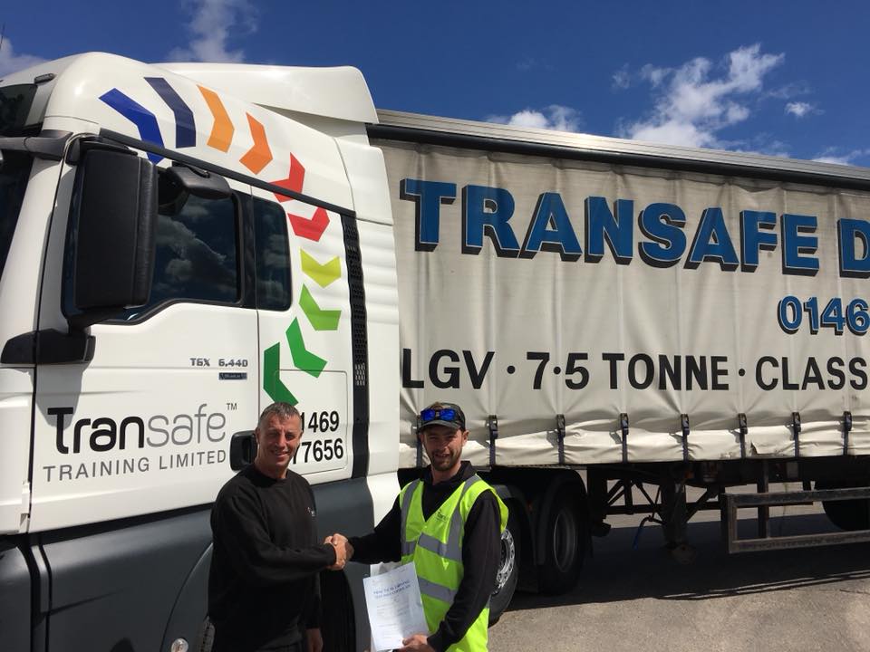 TransafeTrain's tweet photo. A massive Well Done to Richard Wood for passing his C+E today! Thank you so much for using Transafe Training :)) Enjoy :)) #training #pass #welldone #congratulations #class1driver #class1training #stallingborough https://t.co/Zrv3EOyybG