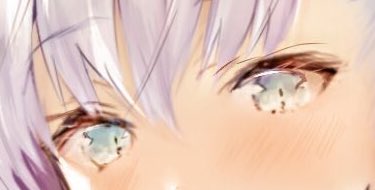 solo 1girl close-up eye focus looking at viewer blue eyes bangs  illustration images