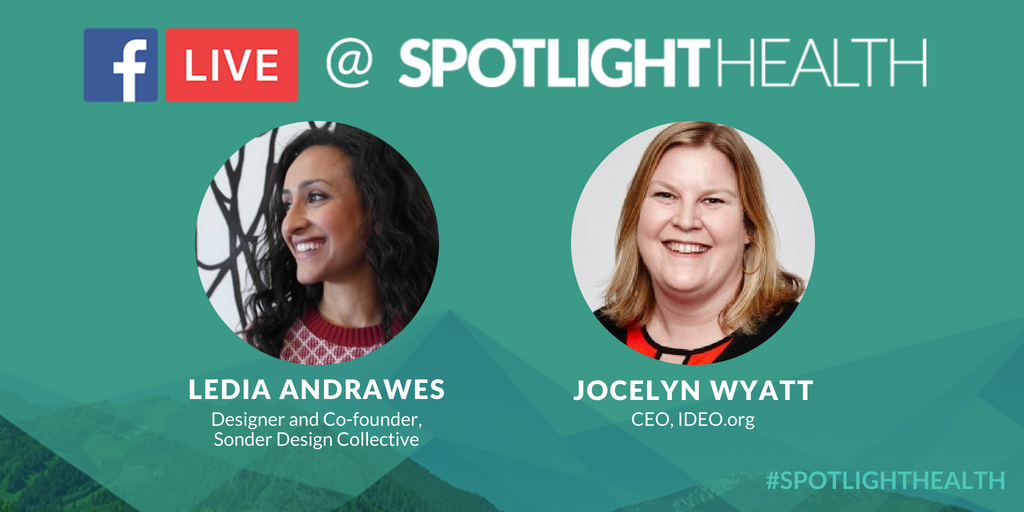 How can we design healthier communities? On June 22, tune in at 11:40 am MT/1:40 pm ET to watch Sonder's <a href="/iamledia/">Ledia Andrawes</a> conversation about health and human-centered design with <a href="/IDEOorg/">IDEO.org</a>'s Jocelyn Wyatt: facebook.com/AspenIdeas #SpotlightHealth