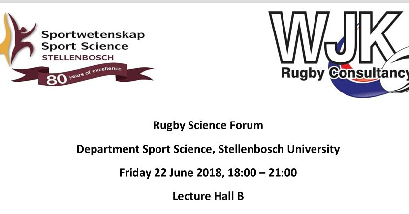 scsummit2020's tweet photo. As part of the build-up to the #coachingsummit2018, @MatiesSpSci and @WJKR will host a #RugbyScienceForum tonight. Tickets are sold out to this event and our digital marketing partner @alexarsolutions will do live coverage on our twitter platform @scsummit2018. Tune in and #tweet https://t.co/PKzQloYJwK