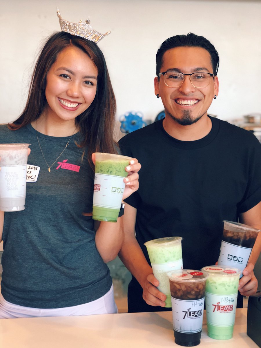 Thank you to everyone who joined us at <a href="/7LeavesCafe/">7 Leaves Cafe</a> in support of CHOC this week - we sure had a ton of fun in the process!😻☕️ #fundraising #community #GardenGrove #7Leaves #boba #MissGG2018
