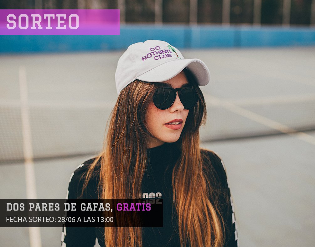 mollisters's tweet image. ¡¡SORTEO!!
¿Quieres dos pares de gafas #mollisters GRATIS?
Síguenos y haz RT al tweet para participar 😎😎
¡Y aprovecha el 2x1 en TODA la web mollisters.com activo durante el sorteo!
Fecha del sorteo: 28/06/2018 a las 13:00h. ¡Suerte!