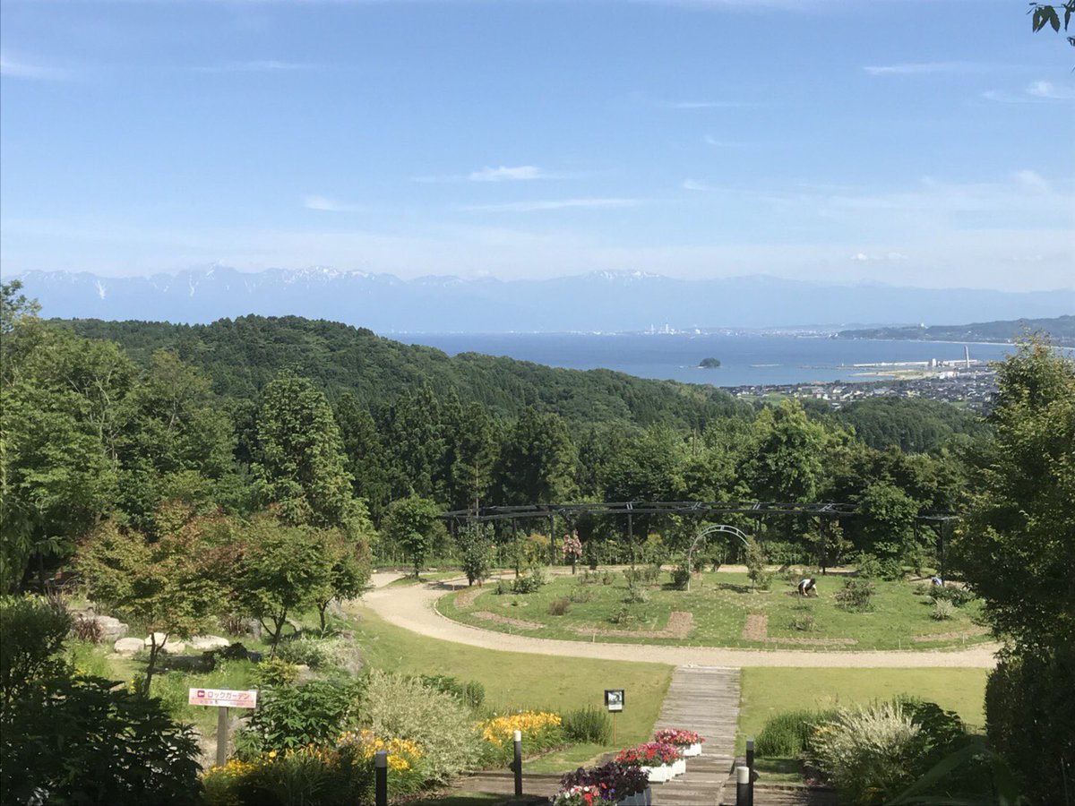 今日の氷見から見える立山連峰🏔