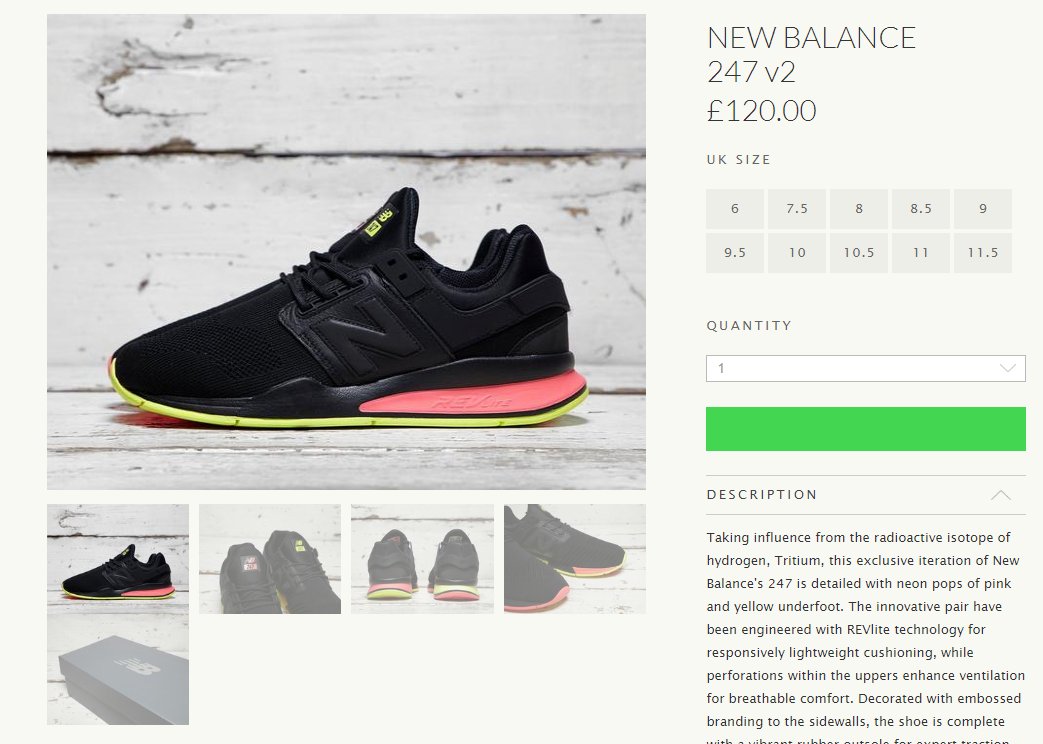 Moresneakers Com On Twitter New Balance Ms247tt Tritium Now Live On Footpatrol Https T Co Td13hyxjto
