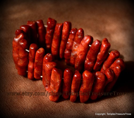 SereneWright's tweet image. Rich Red Apple Coral Bracelet Apple Coral Stick Beads Stretch Bracelet Apple Coral Cuff  Rich Red Is the new black Coral Talisman Bracelet b... Check It Out #redapple #newblack #applered etsy.me/2yxrXK5
