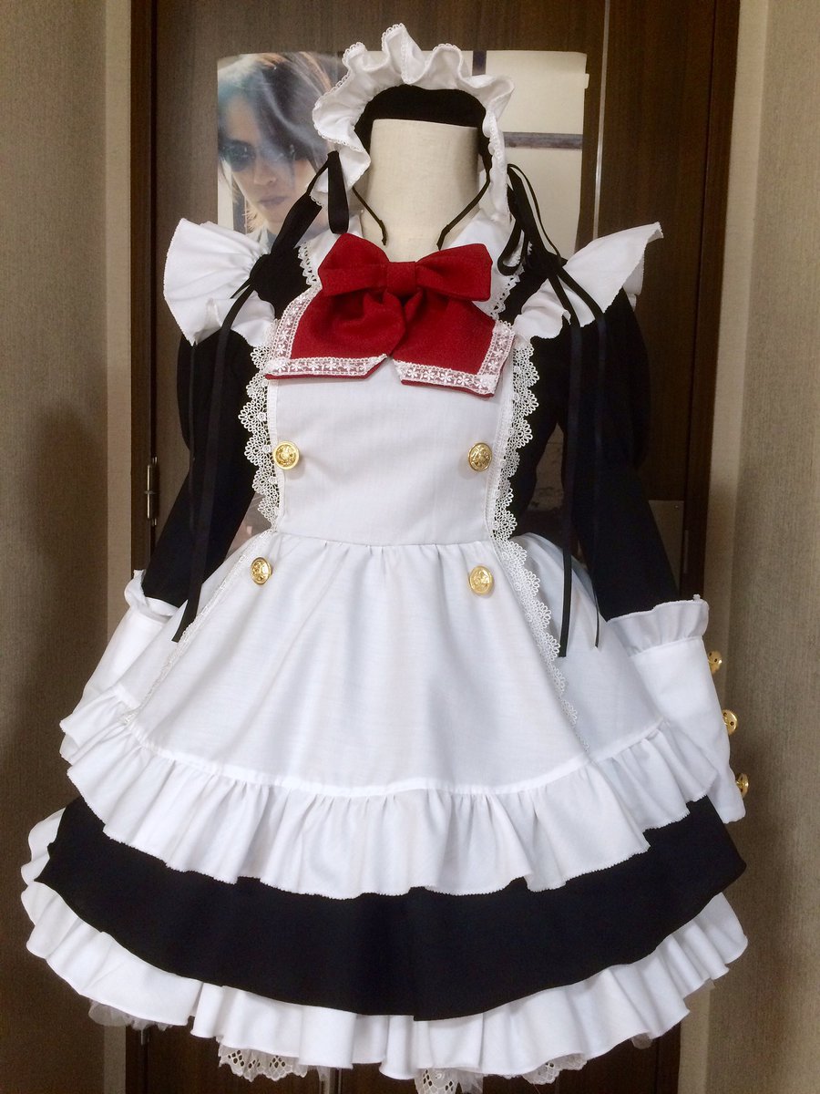 真白 Sur Twitter 少年メイドクーロ君 風宮クーロ メイド服完成致しました 金ボタンの数は作者様のイラストを参考に メイド服なのでワンピース本体はフォーマル生地 エプロンやドロワーズはシワになりづらいポリエステル混にて製作 一部レースの再現にケミカル 真白 Sur Twitter 少年メイドクーロ君 風宮クーロ メイド服完成致しました 金ボタンの数は作者様のイラストを参考に メイド服なのでワンピース本体はフォーマル生地 エプロンやドロワーズはシワになりづらいポリエステル混にて製作 一部レースの再現にケミカル