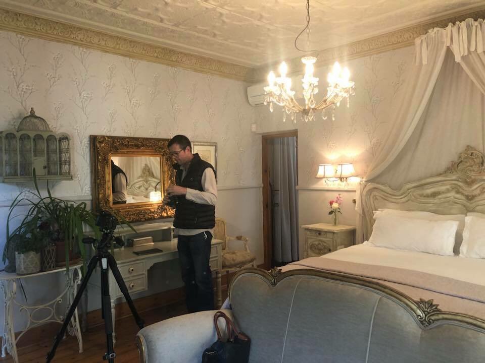 Shooting our newly furnished rooms #morrellsmemories