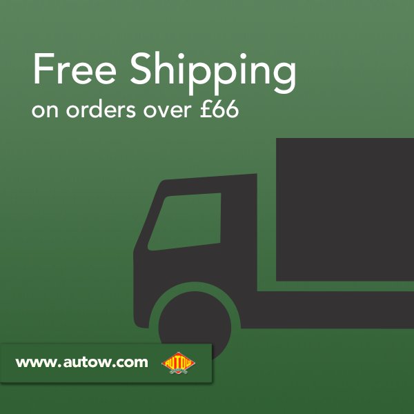 AutowWarehouse's tweet image. We offer free delivery on orders over £66 in most of mainland UK... Find out more here autow.com/company/shippi…