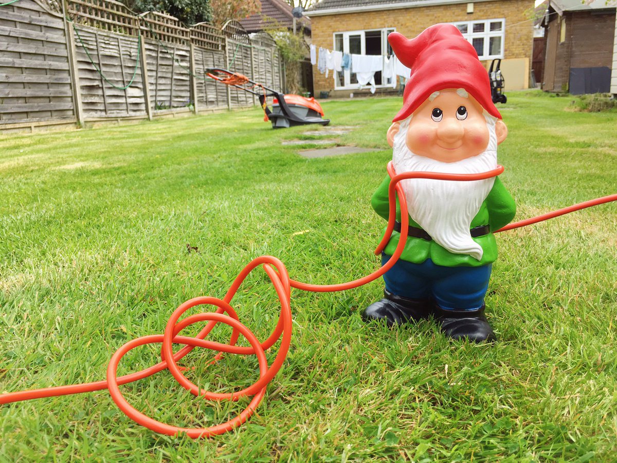 ElecSafetyFirst's tweet photo. Although electricity makes gardening much easier, wet conditions and contact with the ground means that the risk of electric shock is much higher. 

Read our tips to ensure that the only thing sizzling this summer will be the sausages on the barbeque! https://t.co/ZXWX4CUTbq https://t.co/IvKcdOsUzi