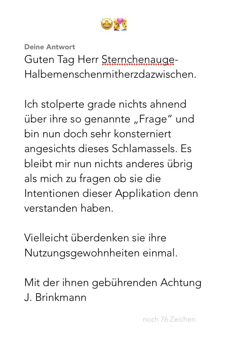 candidatevs's tweet photo. So viele kreative Fragen. Toll! #ewigsingle https://t.co/FJZL0RJKC6