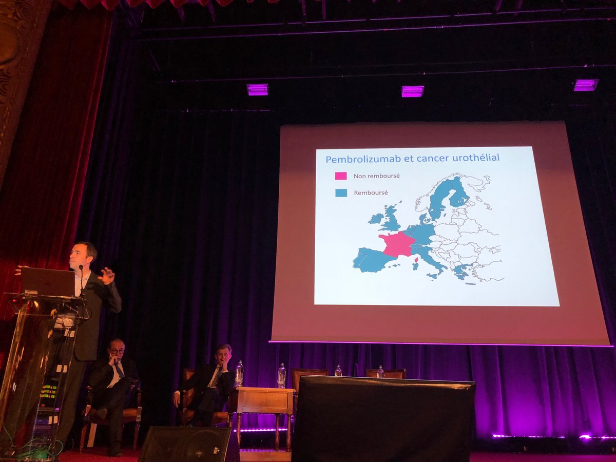 Dr_C_Castagnola's tweet photo. #JOUM2018 Mathieu Rouanne Intérêt de l immunothérapie en urologie vessie et rein ++ mais pas de remboursement ! La France parent pauvre de l Europe ?? https://t.co/UNaIX07b3M