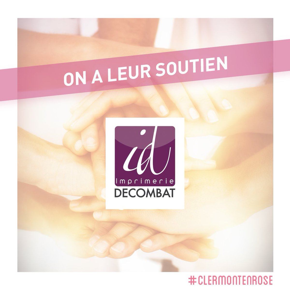 [Partenaire] Sujet de notre cause : lutter contre le #cancerdusein ! Cette année nous sommes heureux de pouvoir compter sur le soutien de l'Imprimerie Decombat ! #prevention #entraide #santé #octobreenrobe #soutien