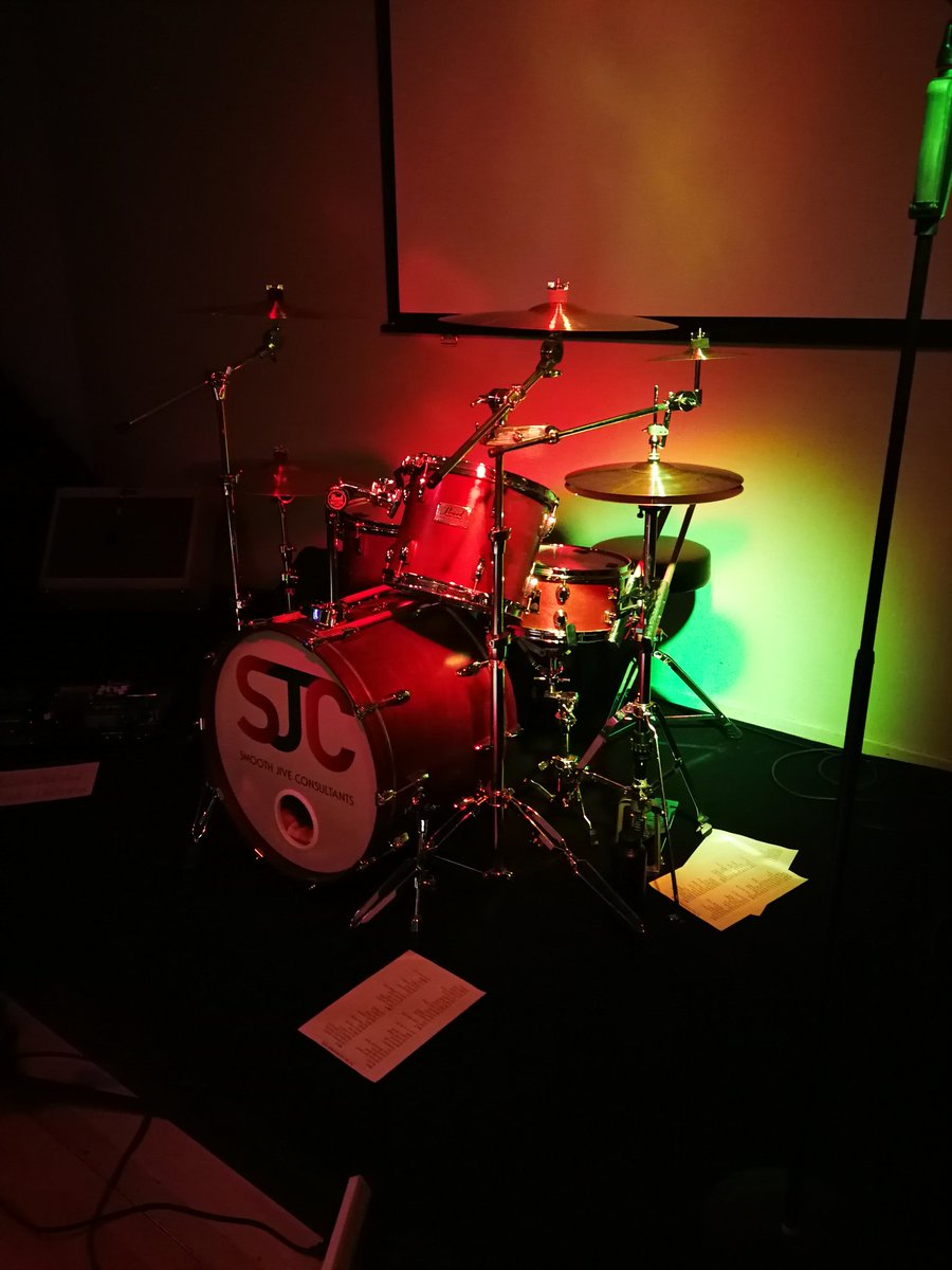 RevHappiness's tweet photo. Had a lovely gentleman who, in between sets told me was an ex-drummer, and complimented me on playing with care to not overpower the singers. #drummerlyf https://t.co/7P9Oqlkt1a