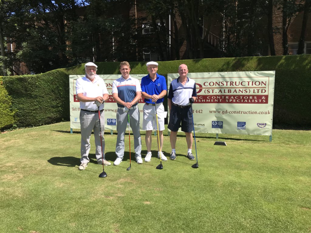 VerulamGC's tweet image. Good luck to our Head Pro Joel Saunders, Captain Malcolm Wickens &amp;amp; members Steve Clarke &amp;amp; Richard Whittaker #vgcproam2018 #babydraw