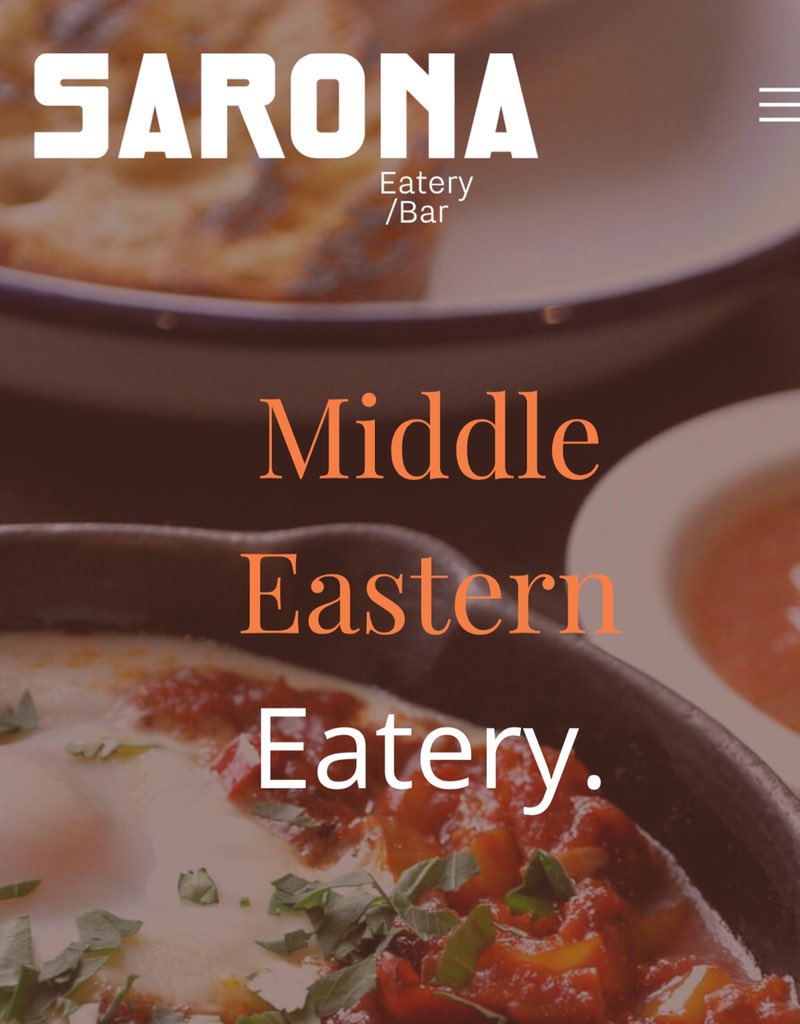 Welcoming brand new middle eastern foodies <a href="/saronaLDN/">saronaLDN</a> - a festival of colour and flavours with a little London accent. 
Newly opened and so worth a visit! Fabulous.
bit.ly/2tooSpU