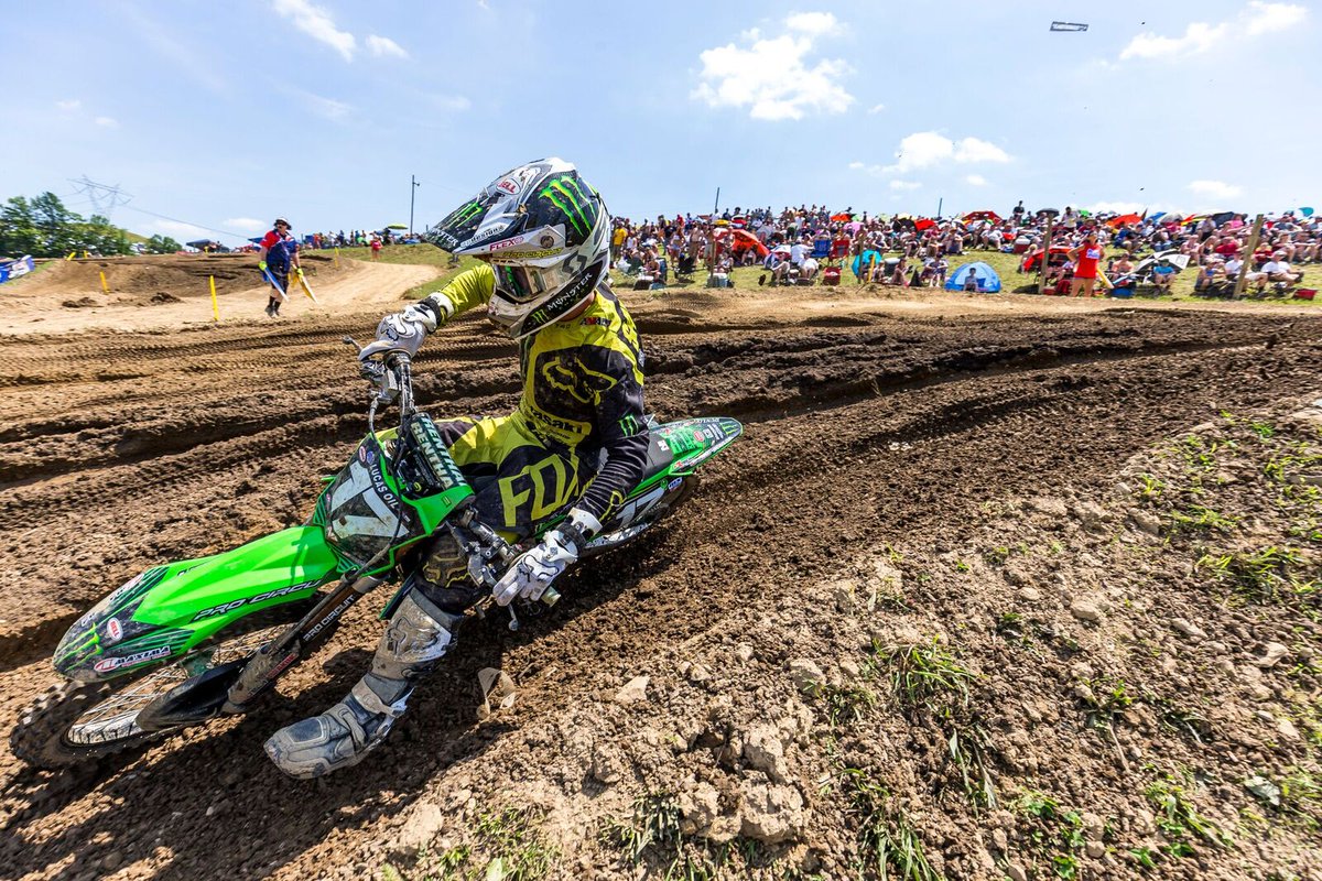supercrossking's tweet photo. Monster Energy Pro Circuit Kawasakis Forkner On The Hunt For Top Step of The Podium
https://t.co/9mmgdCDyMx #thisismoto #promotocross #amamotocross #moto #mx #motocross #mx #national #procircuit #Kawasaki #ontheHunt #podium #MuddyCreek #tennessee #Blountville #AustinForkner https://t.co/XBsyKguNxJ