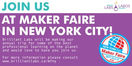 jmrlingley's tweet photo. Looking for some of the best professional learning ever? Join @brilliant_labs at #MFNY18 in September. For more information consult https://t.co/9RgJ19aMbc @makerfaire https://t.co/ZV9WYZOUWL