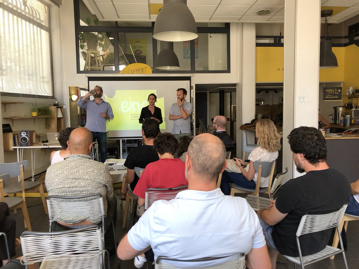 JCoclet's tweet photo. @mariepixelle qui lance l’aprem #Podcast de nos #MarsDigitalDays avec la joie d’accueillir @ronez https://t.co/zqeAgg5jR2