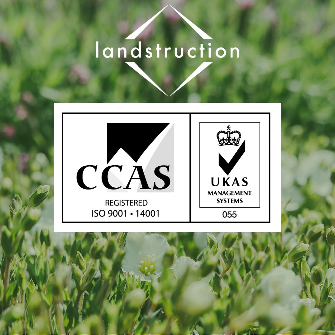 An extremely proud day for the Landstruction team. We have officially been accredited by the International Organisation for Standardisation (ISO) today. Landstruction is delighted to have achieved the ISO 9001 Quality Management and ISO 14001 Environmental Management standards!