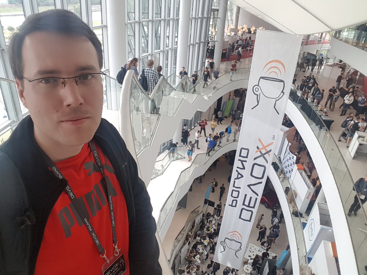 KrzyKrajewski's tweet photo. Day 3 at @DevoxxPL. Unfortunatelly the last one, but still many great talks ahead. https://t.co/IsoVPFs44b