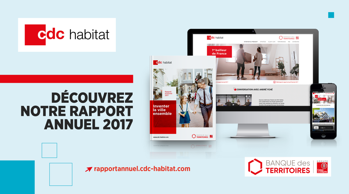 CDC_Habitat's tweet photo. Retour sur une année 2017 marquée par la prise de contrôle des #SIDOM, la réussite du #FondsHemisphère et le positionnement du Groupe au sein de @CDC_infos et @BanquedesTerr 👉 Consultez notre #RA2017 https://t.co/BNJDG1T5Nn https://t.co/TZZ93ZLFyk