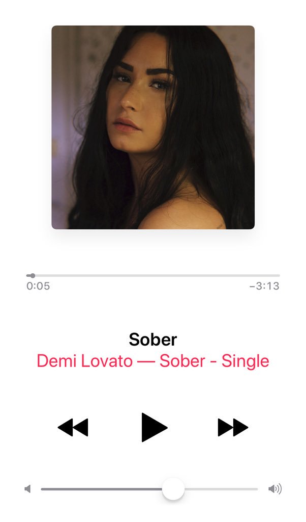 kimmylovato5's tweet photo. I’d love to see @ddlovato reaction when she wakes up and the song she did no promo for which she did for herself,family and friends is in the number 1 spot that is the impact she has. so raw and real #Sober @WriteOnMe7 @DiannaDeLaGarza #SoberIsOutNow #Lovatics @LovatoArmyUSA https://t.co/AY6WLlSpfy