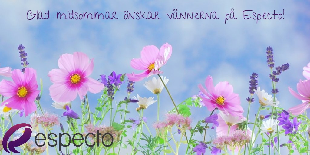 Glad midsommar önskar vännerna på Especto!